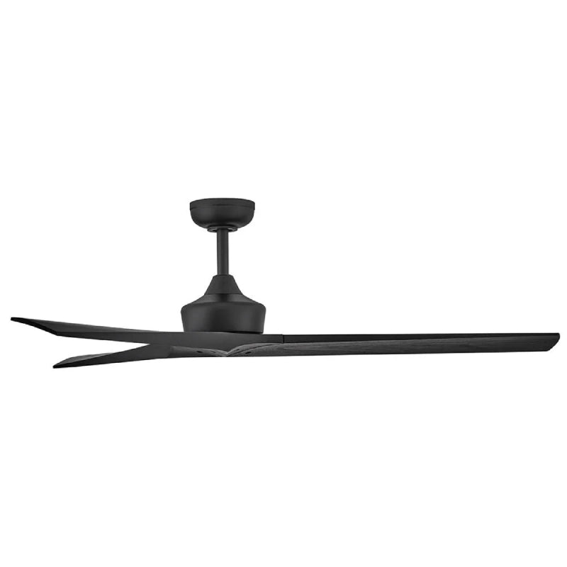 Hinkley 903760 Chisel 60" Indoor/Outdoor Smart Ceiling Fan - Matte Black
