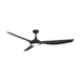 Hinkley 906864F Talan 64" Indoor/Outdoor Smart Ceiling Fan with LED Light Kit - Matte Black