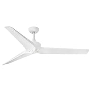 Hinkley 903760 Chisel 60" Indoor/Outdoor Smart Ceiling Fan - Matte White