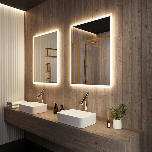 Paris Mirror Rectangle 24" x 32" LED Backlit Mirror, 3CCT Selectable