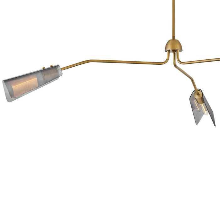 Hinkley 48303 Altman 3-lt 60" LED Chandelier - Lacquered Brass