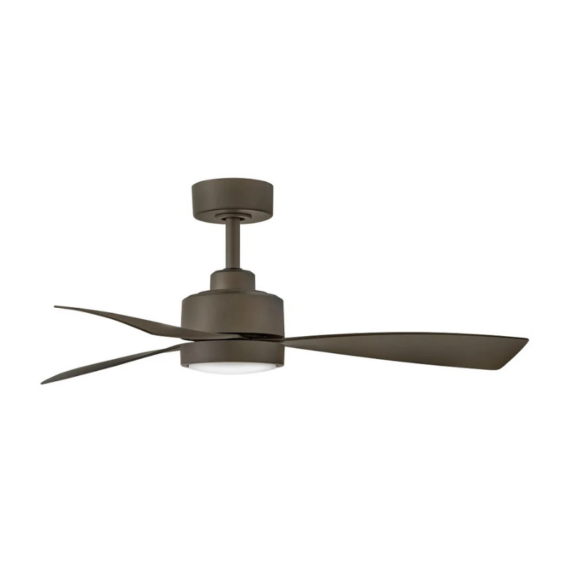 Hinkley 905744 Iver 44" Outdoor Smart Ceiling Fan with LED Light Kit - Metallic Matte Bronze