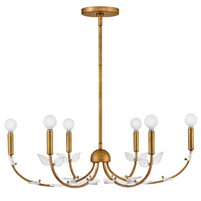 Hinkley 48286 Aliso 6-lt 30" LED Chandelier