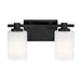 Hinkley 54622 Karlie 2-lt 13" LED Bath Light - Black
