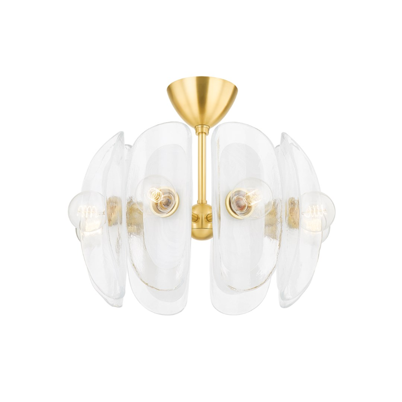 Hudson Valley 9122 Hilo 8-lt 22" Semi Flush Mount