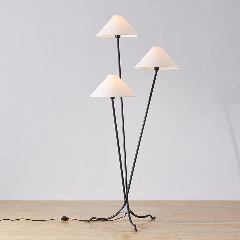 Troy PFL1770 Cedar 3-lt 70" Tall Floor Lamp