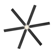 Hinkley 910566 Valor 66" Outdoor Smart Ceiling Fan with LED Light Kit - Matte Black
