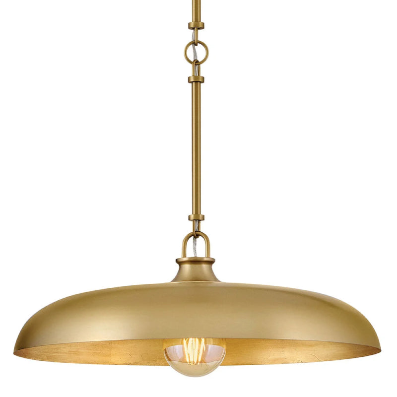 Hinkley 48167 Sadie 1-lt 18" LED Chandelier - Lacquered Brass with Lacquered Brass accents