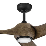 Hinkley 907256 Tiburon 56" Smart Ceiling Fan with LED Light Kit - Matte Black/Driftwood