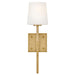 Hinkley 46950 Saunders 1-lt 16" Tall LED Wall Sconce - Lacquered Brass