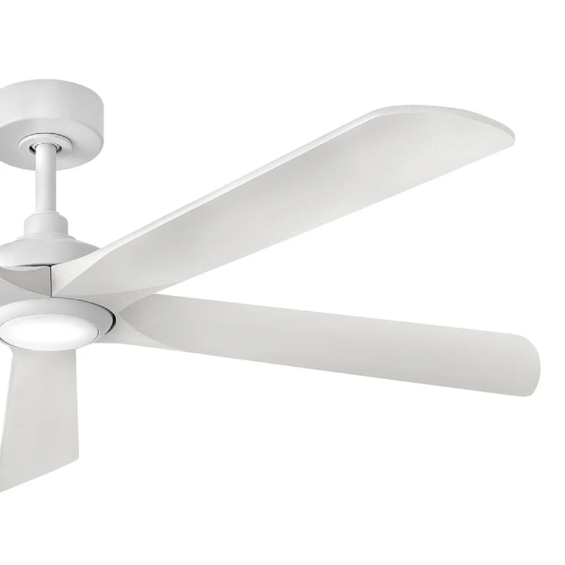 Hinkley 907358 Layton 58" Smart Ceiling Fan with LED Light Kit - Matte White
