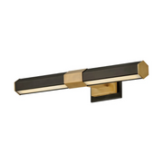 Hinkley 46983 Facet 1-lt 24" LED Accent Light - Lacquered Brass with Black accents