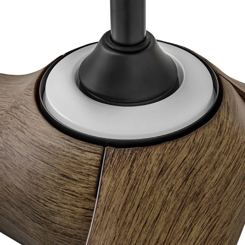 Hinkley 907256 Tiburon 56" Smart Ceiling Fan with LED Light Kit - Matte Black/Driftwood