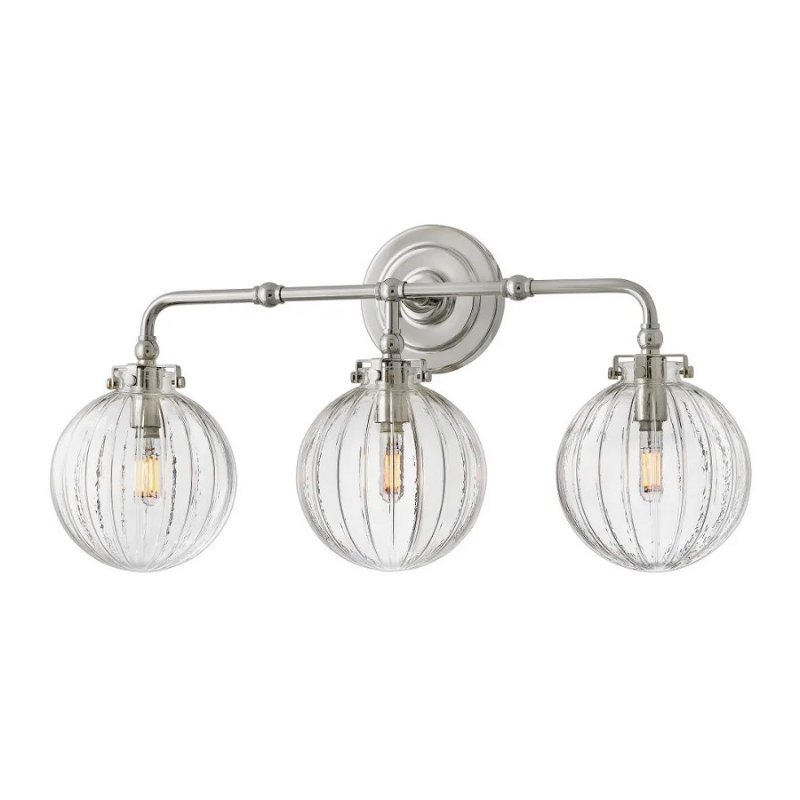 Hinkley 57413 Helene 3-lt 24" LED Vanity Light - Polished Nickel