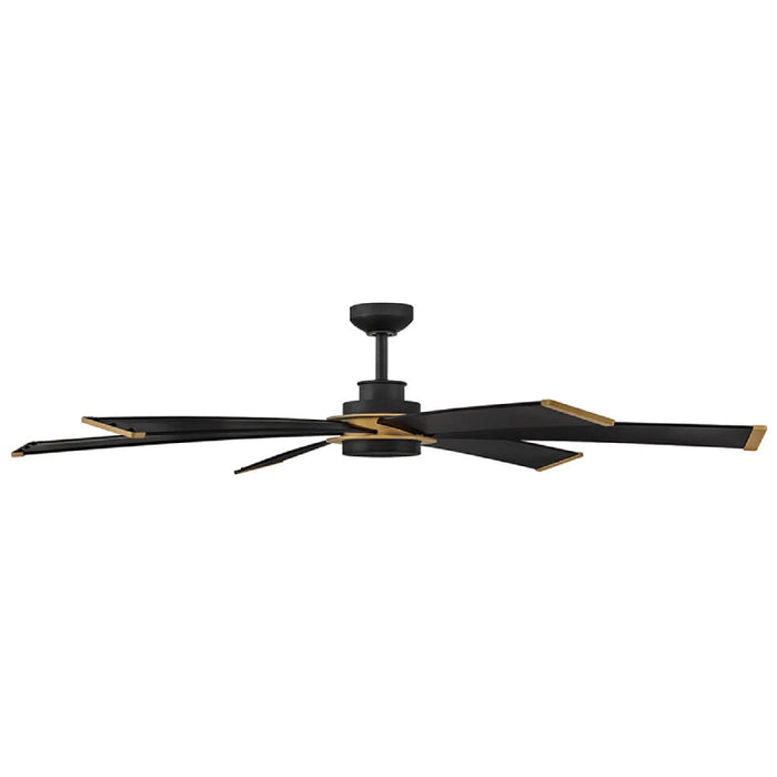 Hinkley 906964 Andros 64" Indoor/Outdoor Smart Ceiling Fan with LED Light Kit - Matte Black