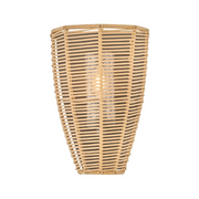 Hinkley 10380 Luca 1-lt 12" Tall LED Outdoor Wall Sconce - Black/Camel