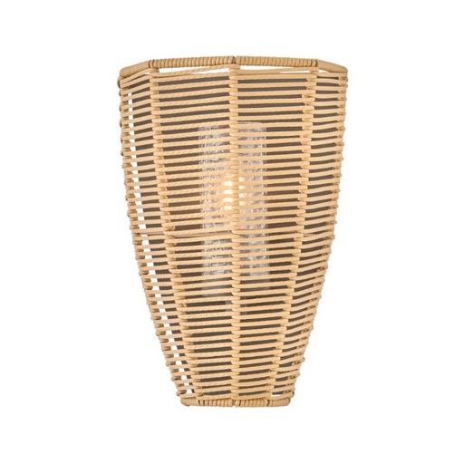 Hinkley 10380 Luca 1-lt 12" Tall LED Outdoor Wall Sconce - Black/Camel