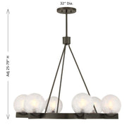 Savoy House 1-1014-6 Darien 6-lt 32" Chandelier