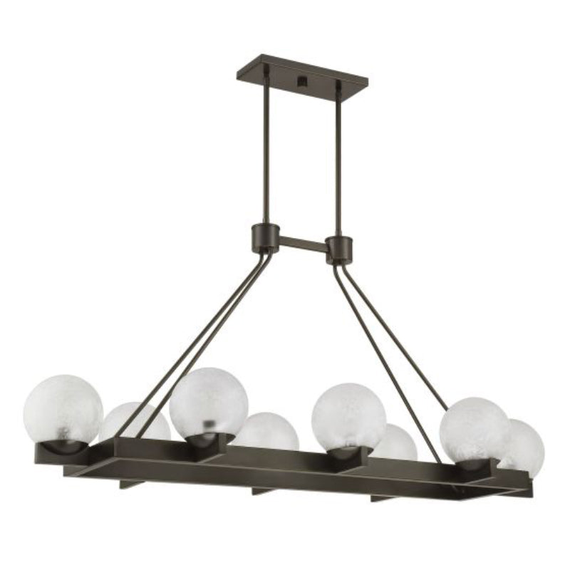 Savoy House 1-1016-8 Darien 8-lt 48" Linear Chandelier - Mediterranean Bronze
