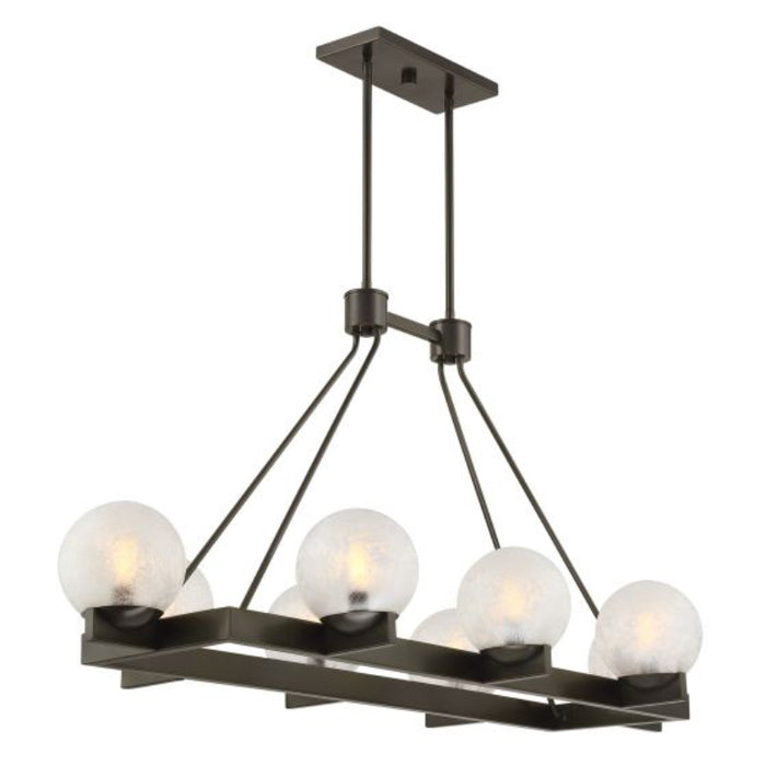 Savoy House 1-1016-8 Darien 8-lt 48" Linear Chandelier - Mediterranean Bronze