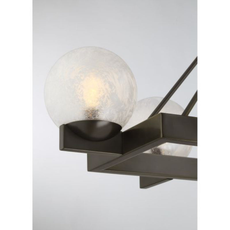 Savoy House 1-1016-8 Darien 8-lt 48" Linear Chandelier - Mediterranean Bronze