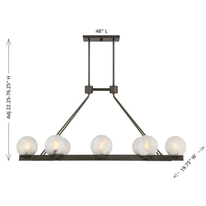 Savoy House 1-1016-8 Darien 8-lt 48" Linear Chandelier