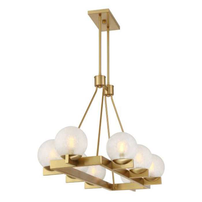 Savoy House 1-1016-8 Darien 8-lt 48" Linear Chandelier - Warm Brass