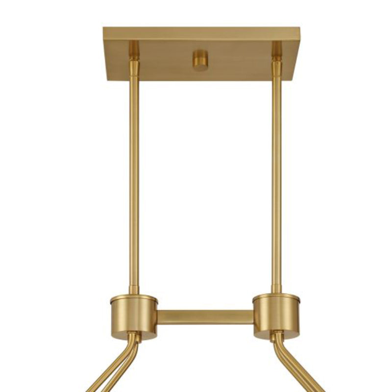 Savoy House 1-1016-8 Darien 8-lt 48" Linear Chandelier - Warm Brass