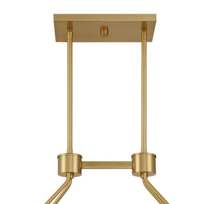 Savoy House 1-1016-8 Darien 8-lt 48" Linear Chandelier - Warm Brass