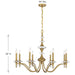 Savoy House 1-1362-8 Champlain 8-lt 35" Chandelier