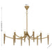 Savoy House 1-1528-10 Belleza 10-lt 46" Linear Chandelier