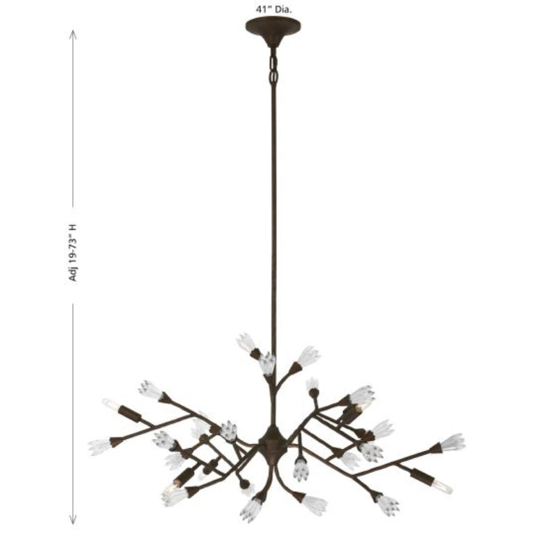 Savoy House 1-2168-6 Malinda 6-lt 41" Chandelier