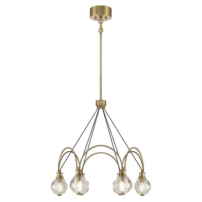 Savoy House 1-2202-6 Burnham 6-lt 26" LED Chandelier