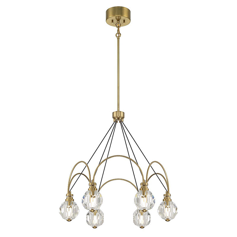 Savoy House 1-2202-6 Burnham 6-lt 26" LED Chandelier