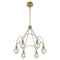Savoy House 1-2202-6 Burnham 6-lt 26" LED Chandelier