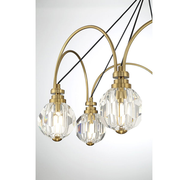 Savoy House 1-2202-6 Burnham 6-lt 26" LED Chandelier