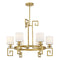 Savoy House 1-2304-6 Quatrain 6-lt 30" Chandelier