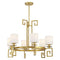 Savoy House 1-2304-6 Quatrain 6-lt 30" Chandelier