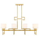 Savoy House 1-2305-8 Quatrain 8-lt 41" Linear Chandelier