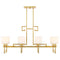 Savoy House 1-2305-8 Quatrain 8-lt 41" Linear Chandelier