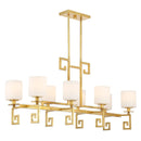 Savoy House 1-2305-8 Quatrain 8-lt 41" Linear Chandelier