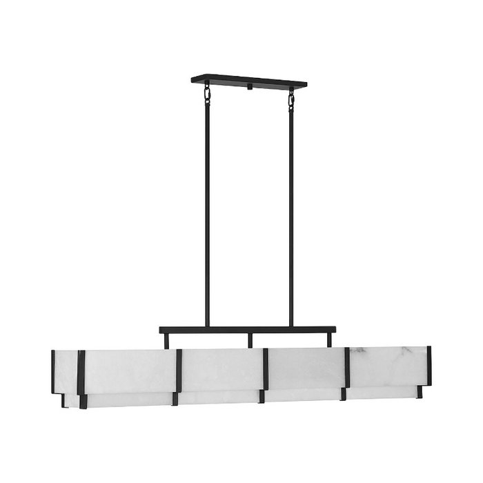 Savoy House 1-2332-8 Orleans 8-lt 58" Linear Chandelier - Black Cashmere