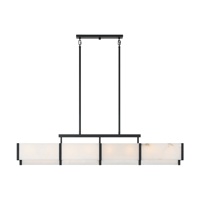 Savoy House 1-2332-8 Orleans 8-lt 58" Linear Chandelier - Black Cashmere