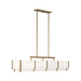 Savoy House 1-2332-8 Orleans 8-lt 58" Linear Chandelier - Distressed Gold