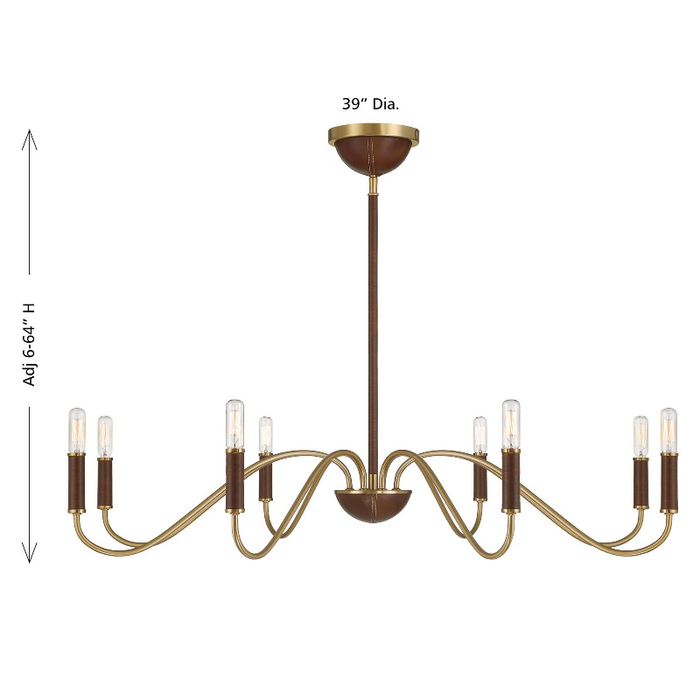 Savoy House 1-2748-8 Abeline 8-lt 39" Chandelier