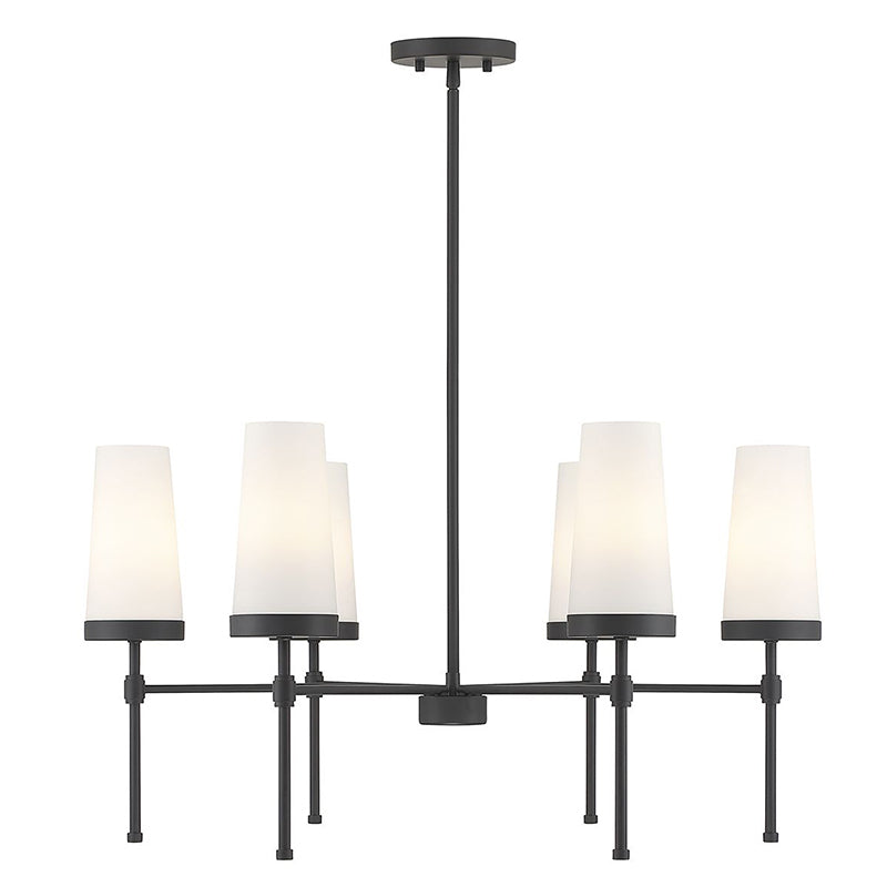 Savoy House 1-2802-6 Haynes 6-lt 30" Chandelier