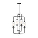 Savoy House 1-3023-4 Holton 4-lt 20" Chandelier - Matte Black