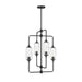 Savoy House 1-3023-4 Holton 4-lt 20" Chandelier - Matte Black