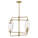 Savoy House 1-3025-4 Holton 4-lt 26" Chandelier - Warm Brass
