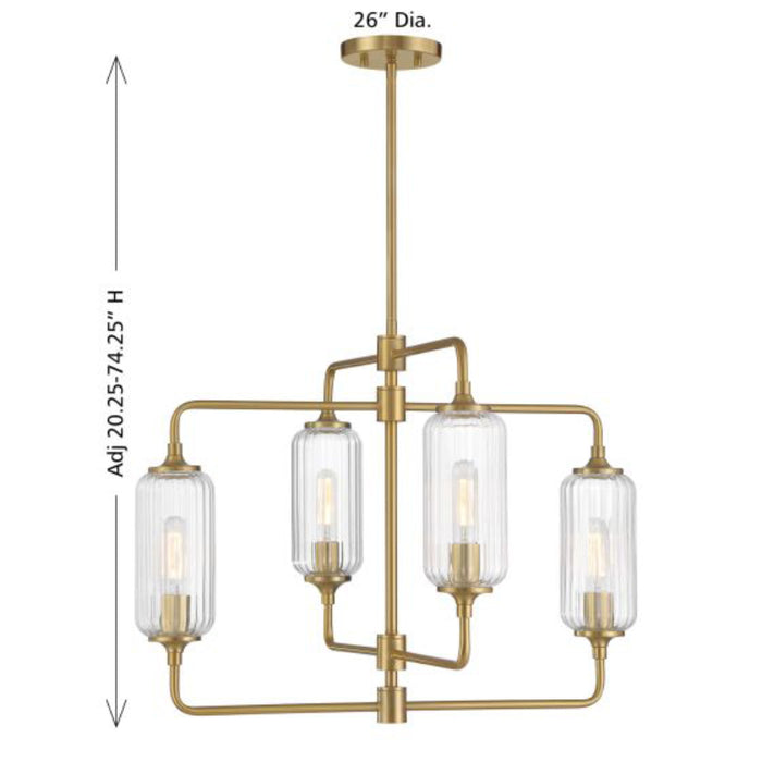 Savoy House 1-3025-4 Holton 4-lt 26" Chandelier